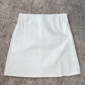 White Mini Skirt